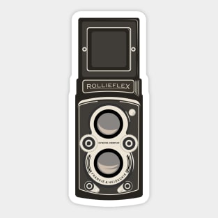 Rolleiflex TLR Camera Sticker